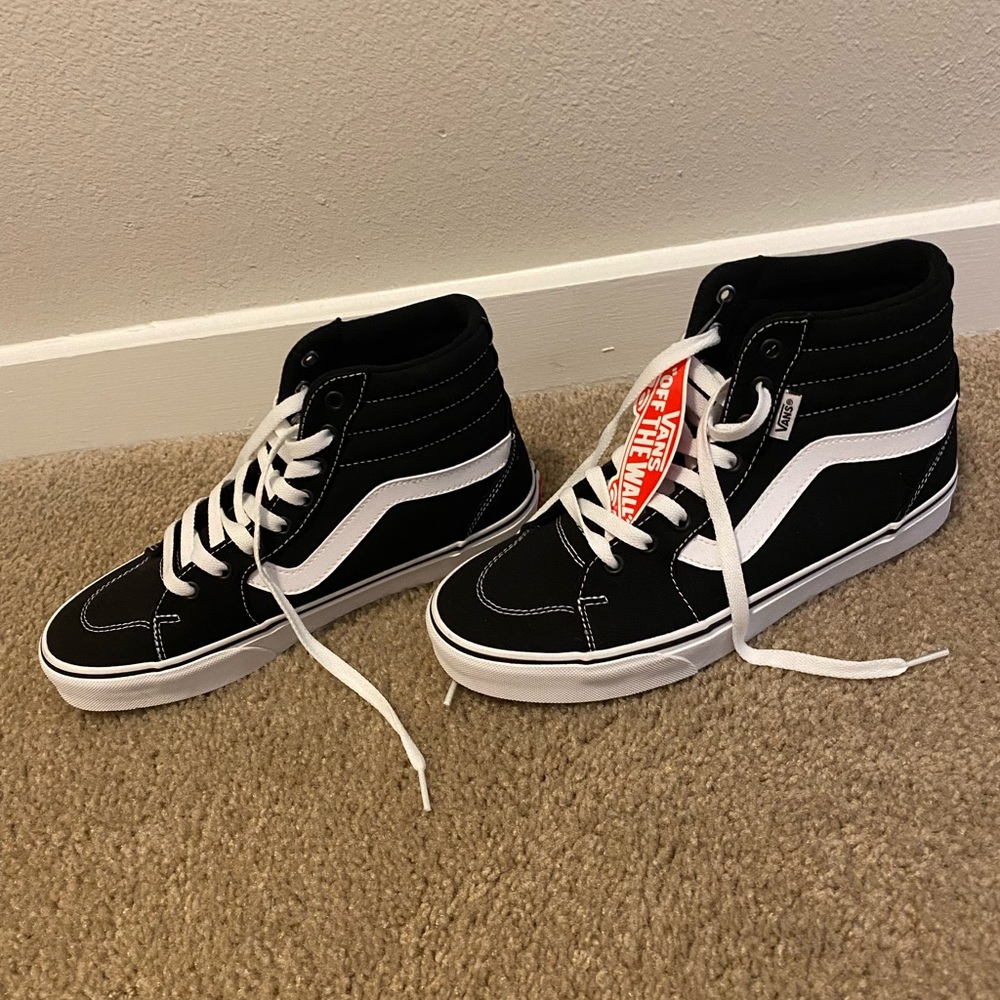 Brand new black high top vans